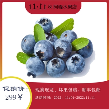 秘鲁蓝莓新鲜水果当季限量精品细腻香甜个大鲜甜，吃起来超级爽