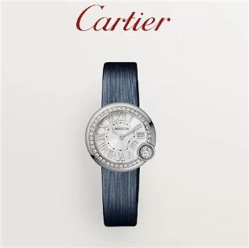 Cartier卡地亚Ballon Blanc白气球系列腕表 精钢镶钻手表